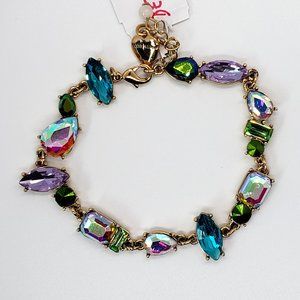 Betsey Johnson Mixed Stone Bracelet